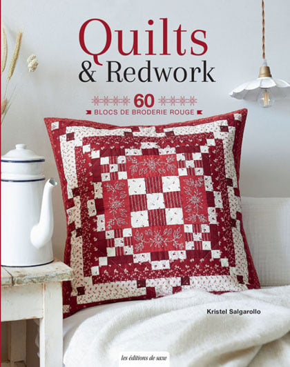 Quilts & Redwork - 60 blocs de broderie rouge