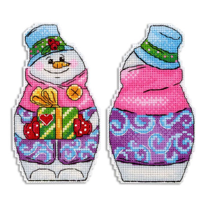 Snowman with Gifts