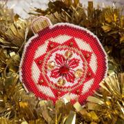 Décoration "Joyeux Noel" - Fleur