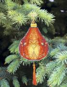 Décoration "Lanternes colorées" - Rouge