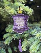 Décoration "Lanternes colorées" - Violet