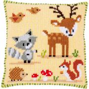 Coussin : Animaux de la forêt