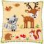 Coussin : Animaux de la forêt