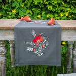 Chemin de table - Coquelicots