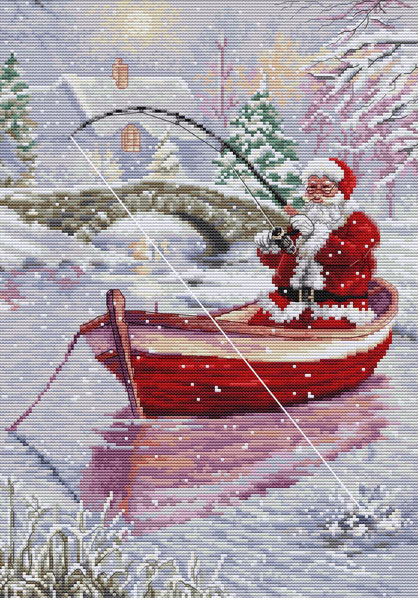 Santa Fishing