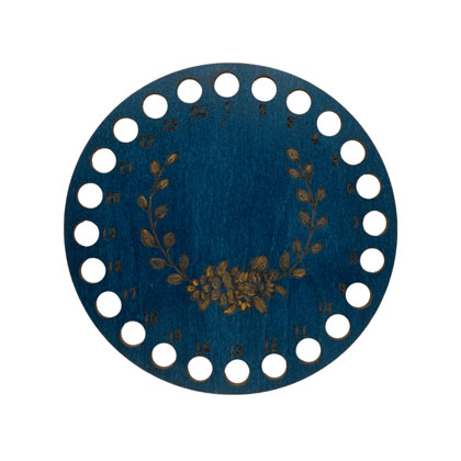 Round Mouliné Organizer - Bleu
