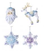 Kit Décorations en feutrine - Winter Wonderland