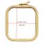 Cadre rectangulaire en plastique - 14,5x16,5