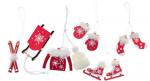 Mini déco d'hiver - Rouge