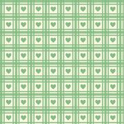 Checkered Hearts - Green tea
