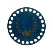 Round Mouliné Organizer - Bleu