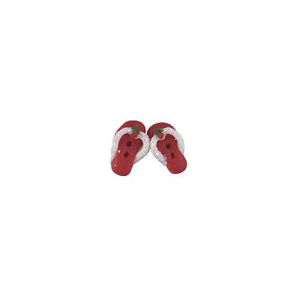 Red Holly Flip Flops (2)