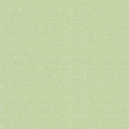 Murano Lugana 32ct. - Mini Dots - Vert / Blanc