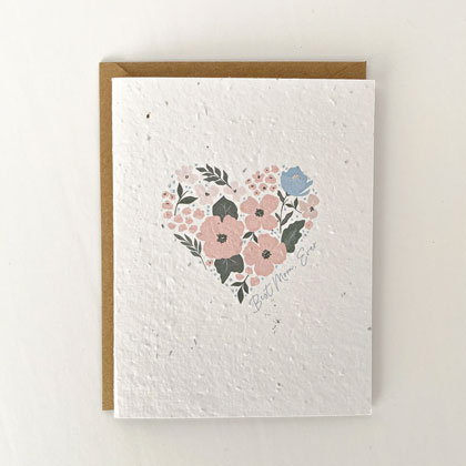 Carte de vœux plantable - Best Mom, Ever