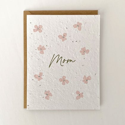 Carte de vœux plantable - Floral Mom