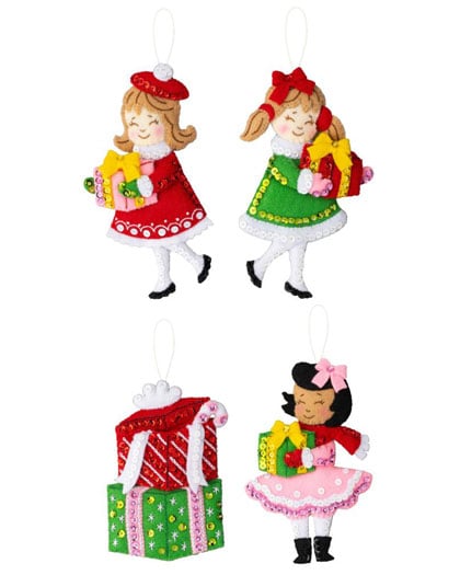 Kit Décorations en feutrine - Last minute Gifts