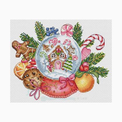 Gingerbread House Snowball