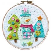 Kit Feutrine Bonhomme de Neige - avec tambur