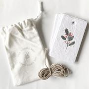 Etiquettes à planter pour les paquets cadeaux - Holiday Florals