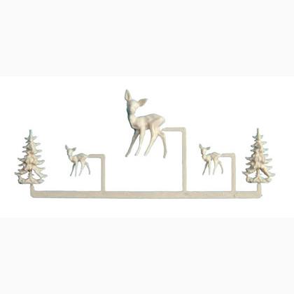 Statues pour crèche de Noël - Cerfs x5