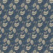 Country French - Motif végétal en bleue