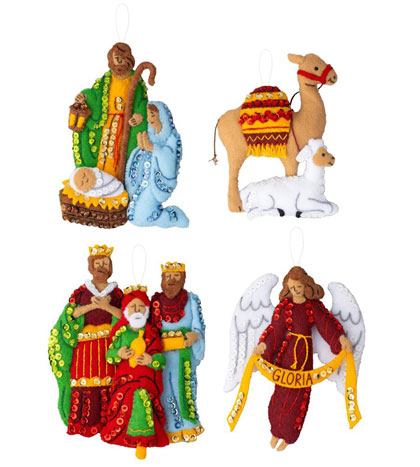 Kit Décorations en feutrine - Silent Night