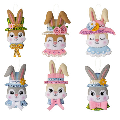Kit Décorations en feutrine - Easter Bonnet Parade