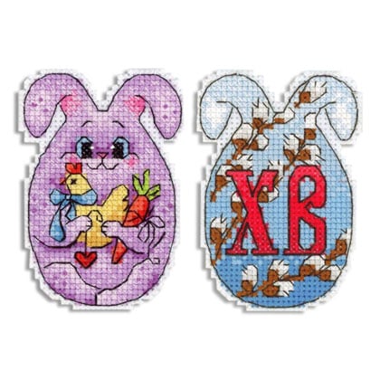 Easter bunny with chicken