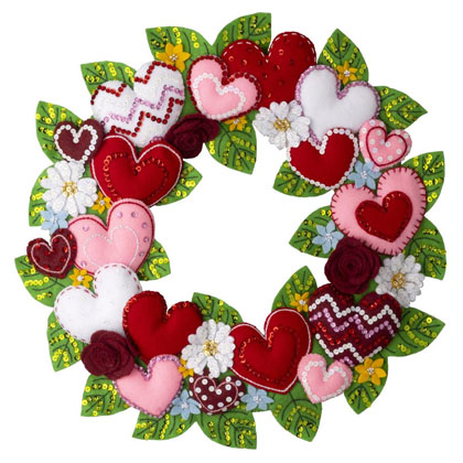 Kit Couronne en feutrine - Love in the Air