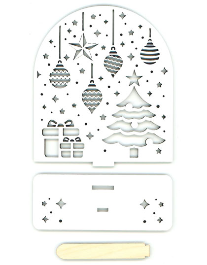 Support à broder fini - New Year\'s gift