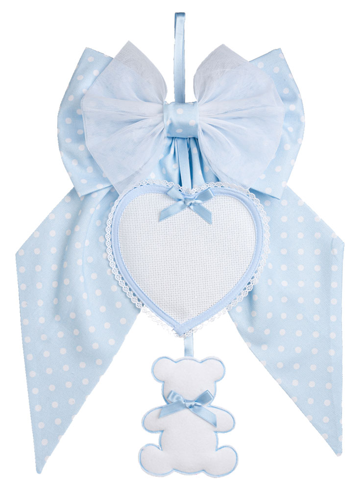 Trousse - Baby Bear - Bleu ciel de Filet - Enfants - Supports à broder -  Casa Cenina