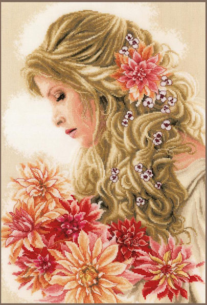 La dame aux dahlias