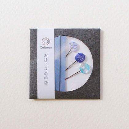 Ohajiki Sewing Pins - Bleu