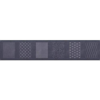 Set de 4 carrés tissés japonais - Bleu