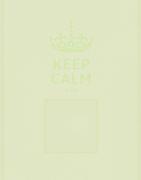 Serviette - Keep Calm - Vert