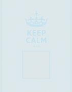 Serviette - Keep Calm - Bleu ciel