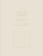Serviette - Keep Calm - Naturel