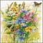 Fleurs sauvages et papillons