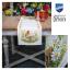 Chemin de table - Marguerites & rouge-gorge