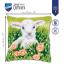 Coussin : Agneau et fleurs