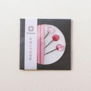 Ohajiki Sewing Pins - Rose