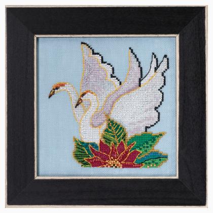 Laurel Burch - White Swans