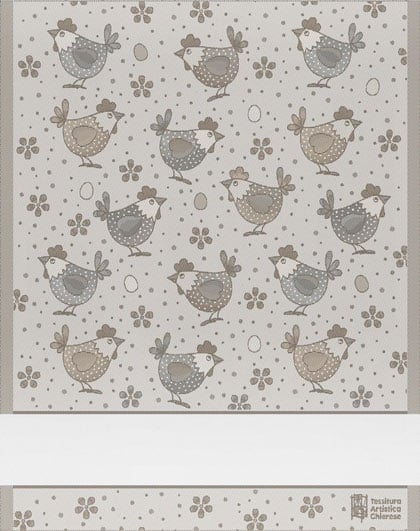 Serviette - Piumette - Ecru