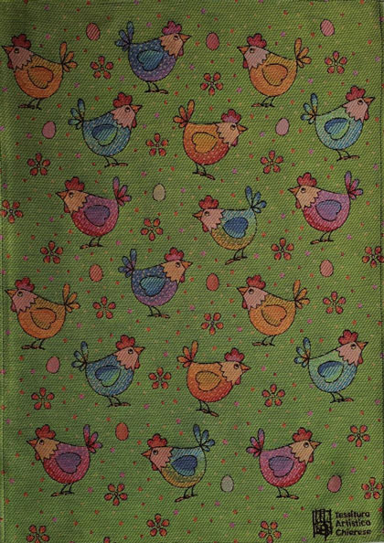 Serviette - Piumette - Arc-en-ciel - NO Aida