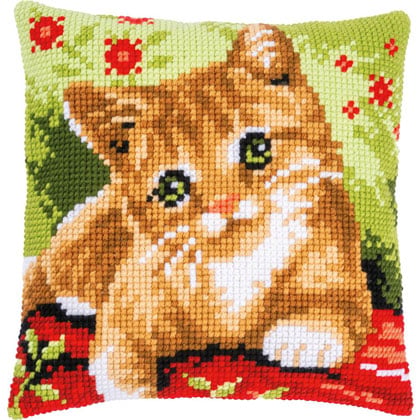 Coussin : Chat mignon