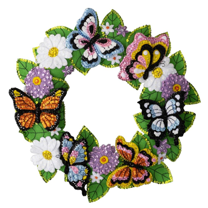 Butterfly Bliss - Kit Couronne en feutrine