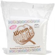 Warm & White Cotton Batting - Full Size