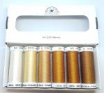 Soie 1003 - Pack 6 nuances - Marron