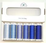 Soie 1003 - Pack 6 nuances - Bleu