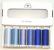 Soie 1003 - Pack 6 nuances - Bleu